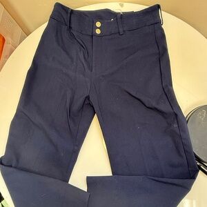 Chicos navy pants NWT